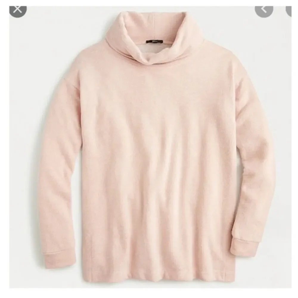 J.Crew Women Funnel Neck Pullover Sweatshirt S Pink